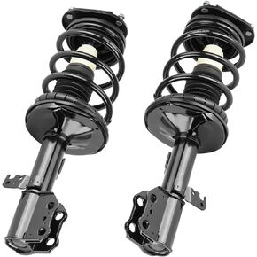 Front Complete Coil Spring Strut Shock Absorber Fit for Toyota Matrix 2003-2007, for Pontiac Vibe 2003-2008, Pair of Hydraulic Strut Shock Absorber Replace for 172117, 172116