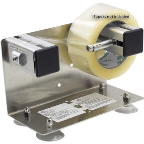 2''/3'' Desktop Table Top/Wall Mounted Tape and Label Dispenser, Large Desktop Tape Dispenser, Stainless Steel Frame with Sucktion Cup Sucker TTD-01