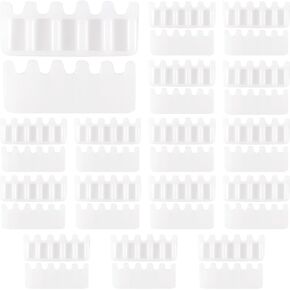 30pcs Vertical Blinds Repair Gear, Plastic Curtain Pulley Conversion Gear Comb, Wear-Resistant White Blinds Gear Replacement Parts Accessories for Repairing Vertical Blinds