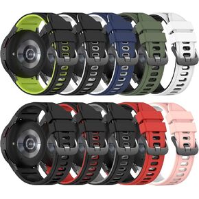لساعة Galaxy Watch 7/6/5/4/FE مقاس 40 مم و44 مم، أساور معصم رياضية من السيليكون الناعم بدون فجوة متوافقة مع ساعة Samasung Galaxy Watch 7/ Watch 6 Classic 43mm 47mm/Watch 5 Pro 45mm/Watch 4 Classic 42mm 46mm in Kuwait