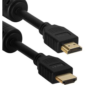 Cmple - HDMI Cable 1.5 Feet with Ferrite Cores – 28 AWG High Speed HDMI Cord with Ethernet, Supports (4K 60HZ, 1080p Full HD, UHD, Ultra HD, 3D, ARC, HDTV) 1.5 FT