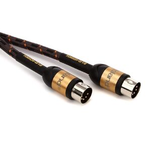 Roland 10ft MIDI Cable-Black Series, DIN connectors, 10 feet (RMIDI-B10), Modem