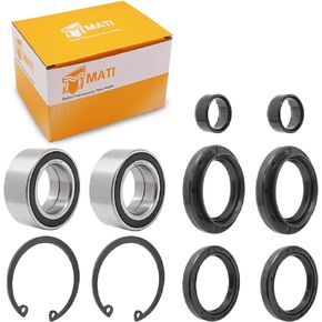 Front Wheel Bearings & Seals Kits for Honda FourTrax 300 Rancher 350 400 420 Only for 4x4 91209-HN2-003 91256-HC5-003 91051-HC5-003