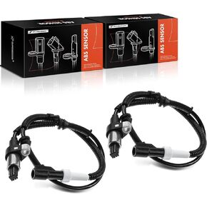 A-Premium ABS Wheel Speed Sensor Compatible with Ford, Lincoln & Mercury Models - Crown Victoria/Grand Marquis/Town Car 1998-2002, Marauder 2003 - Front Driver and Passenger, Replace# F8AZ2C204AA