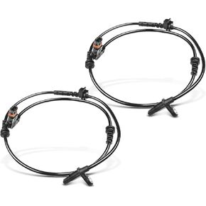 A-Premium ABS Wheel Speed Sensor Compatible with Mercedes-Benz Models - S350 2012, S550 2007-2013, CL550 2009-2014 - Front Driver and Passenger Side, 2-PC Set, Replace# A2215400517