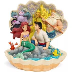 Jim Shore Disney Little Mermaid Seashell Diorama Standard