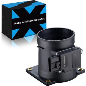 Mass Airflow Sensor F6UF12B579AA Fits for:-Ford 1999-2001 for:-Mustang V8 4.6L for:-Lincoln 1998 1999 2000 2001 2002 for:-Continental V8 4.6L OE#AFLS122RM, 2131044, 29039, 749571, MF0902
