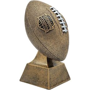 Decade Awards Fantasy Football Trophy - 2 Sizes and Colors Available - Engraved Plate on Request
