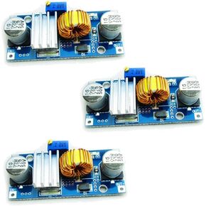 HiLetgo 3pcs XL4015 4~38V to 1.25-36V 5A DC-DC Buck Converter Step Down Module 5A DC-DC Adjustable Step-Down Module XL4015 4~38v 96%