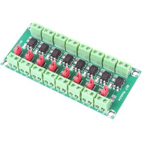 PC817 8-Channel Optocoupler Isolation Board Voltage Converter Adapter Module 3.6-30V Driver Photoelectric Isolated Module