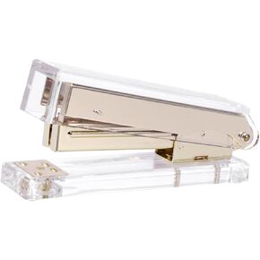 Stapler Metal Office Desktop Stapler Pink Office Book Binding Tools Portable Staplers Fashion Office Supplies for Office School Daily Use