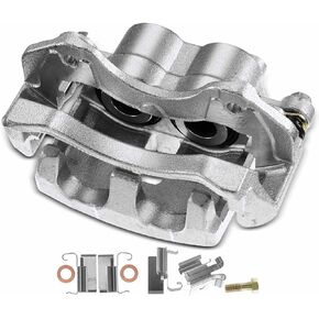 A-Premium Disc Brake Caliper Assembly with Bracket Compatible with Select Jeep Models - Grand Cherokee 1999 2000 2001 2002, with ATE Brake System - Front Left Driver Side