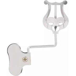 Trumpet Trombone Lyre Sheet trombone Music Holder Marching Lyre for Trombone Sheet Music Clip-18cm，Wind Instrument Sheet Music Clip lyre trumpe With Storage Bag and Wipes