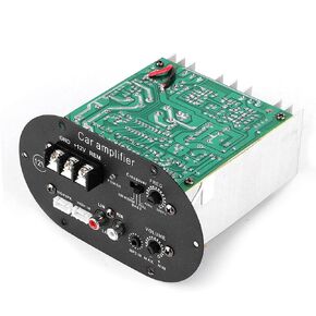 High Power AMP Board, Car Audio Amplifier Board 120W 12V Pure Full Tone Bass Subwoofer Core Auto Stereo Speaker AMP