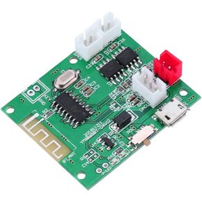 Mugast 2 * 5W Amplifier Board, DC 3.7V-5V Bluetooth 5.0 AUX Audio Input Power Amplifier Board Hands-Free Calling and External Buttons