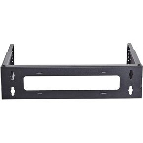 KENUCO 19 Inch Steel Hinged Extendable Wall Mount Bracket Network Equipment Rack (2U)