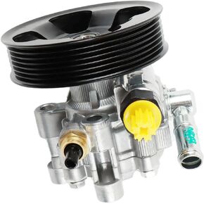 Power Steering Pump with Pulley Replace OE 21-5498 Fits for 2007-2012 Avalon 3.5L V6, for 2007-2011 Camry 3.5L V6, for 2007-2012 Lexus-ES350 3.5L V6 Aftermarket Parts