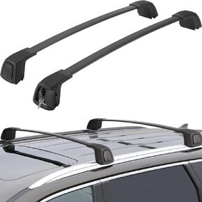 ISSYAUTO Roof Rack Cross Bars Compatible with Tucson 2016-2021, Cargo Bar Luggage Roof Rack Crossbar Roof Bars Cargo Rack Rooftop, Black