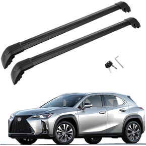 MotorFansClub Roof Rack Cross Bars Fit for Lexus UX UX 250H UX250H UX200 2019 2020 2021 2022 Baggage Luggage Cargo Top Roof Rail