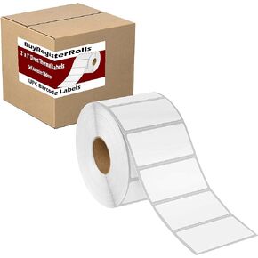 2"x1" Direct Thermal Shipping Labels (1 Roll – 1200 Labels) 2x1 Perforated Postage Thermal- Commercial Grade Permanent Adhesive, Specially Made for FBA Shipping. Compatible with All Label Printers