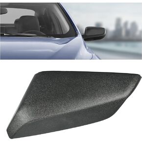 HECASA Mirror Cover Passenger Side Compatible with 2016-2022 Chevrolet Malibu Replacement for 84026842 Black Plastic