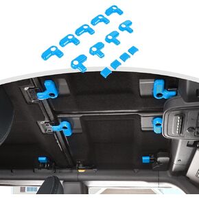 for Bronco Hardtop Roof Removal Switch Handle Cover Trim for Ford Bronco 2021 2022 2023 Baby Blue Interior Accessories 13pcs