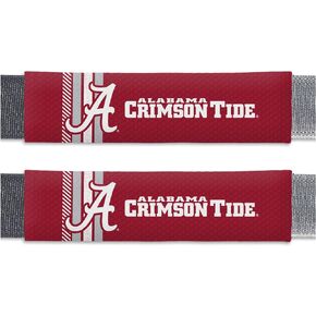 FANMATS 32122 Alabama Crimson Tide Team Color Rally Seatbelt Pad - 2 Pieces