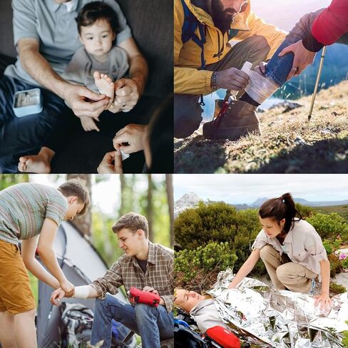 مجموعة من 2 طقم إسعافات أولية مقاوم للماء ملحقات قوارب الكاياك طقم طوارئ للقوارب لصيد الأسماك والتجديف والقوارب والتخييم والتجديف على الشاطئ in Kuwait