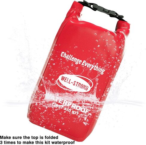 مجموعة من 2 طقم إسعافات أولية مقاوم للماء ملحقات قوارب الكاياك طقم طوارئ للقوارب لصيد الأسماك والتجديف والقوارب والتخييم والتجديف على الشاطئ in Kuwait