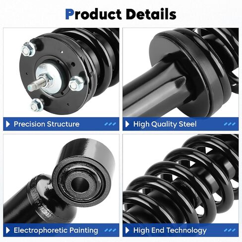 Front Complete Struts Assembly w/Coil Spring Shock Absorber Compatible with 1996-2002 Toyota 4Runner 4WD, Replace 171351L 171351R, 2Pcs in Saudi Arabia