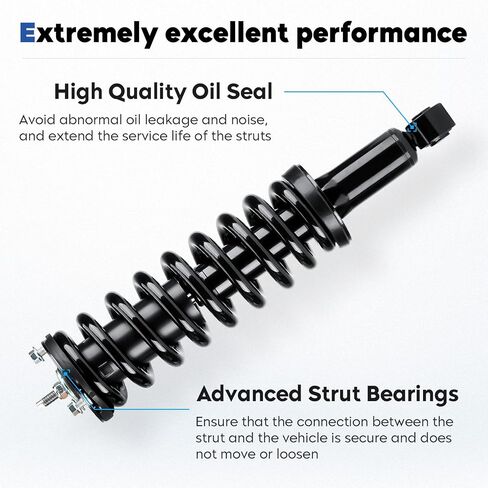 Front Complete Struts Assembly w/Coil Spring Shock Absorber Compatible with 1996-2002 Toyota 4Runner 4WD, Replace 171351L 171351R, 2Pcs in Saudi Arabia