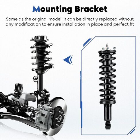 Front Complete Struts Assembly w/Coil Spring Shock Absorber Compatible with 1996-2002 Toyota 4Runner 4WD, Replace 171351L 171351R, 2Pcs in Saudi Arabia