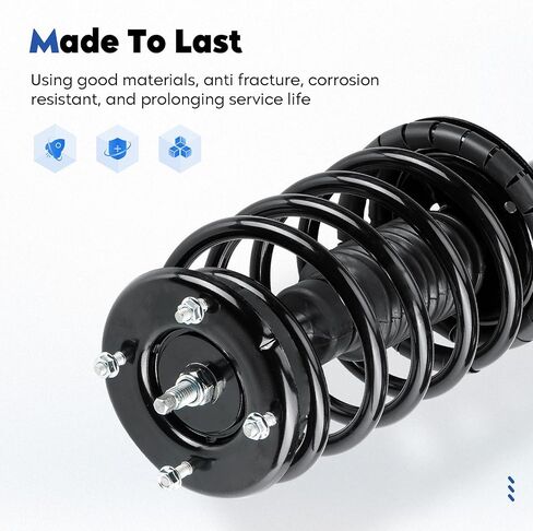 Front Complete Struts Assembly Shock Absorber w/Coil Spring Compatible with 2005 2006 2007 2008 2009 2010 Ford Mustang, Repalce 172138 in Saudi Arabia