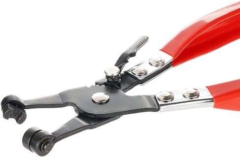 2 PCS Flat Hose Clamp Plier & 45° Angled Flat Band Hose Clamp Plier, Car Water Pipe Locking Pliers Flexible Ring Type Hose Clamp Pliers for Installation of Low Radiators and Hose Removal Tool in Saudi Arabia