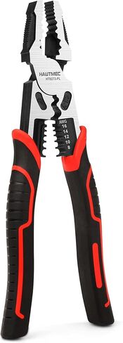 HAUTMEC 9" Linesman Pliers,High Leverage Combination Pliers 4 in 1 Multifunctional Heavy Duty Lineman Tools HT0273-PL in Saudi Arabia