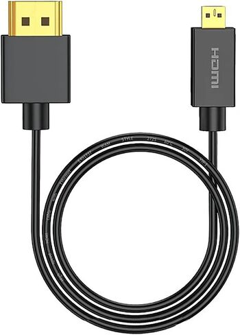 1 متر / 3.3 قدم 8K HDMI 2.1 كابل عالي السرعة 48 جيجابت في الثانية، النوع A إلى A، رفيع للغاية، سلك نحيف فائق المرونة، القطر <3.6 مم، eARC، لـ PS5، Xbox One، NS، GH5S، 8KUHD TV، الكاميرا in Saudi Arabia