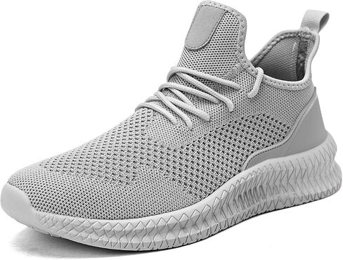 Men's Fashion Sneakers Breathable Fabric Upper Lace-up Casual Sports Running Shoes for Activities, Durable, Comfortable in Saudi Arabia
