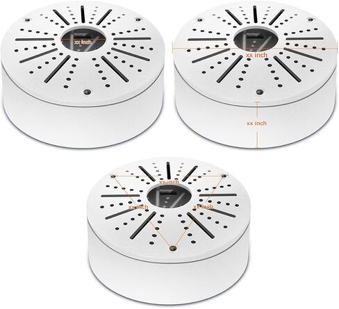 Metal Universal Security Camera Junction Box, CCTV Camera Junction Boxes | Hide Cable Concealment Box, Outdoor Surveillance Camera Mount Bracket, Fits Almost All Cameras Type in Saudi Arabia