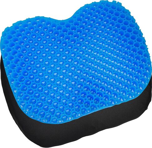 Kayak Seat Cushion, Anti Slip Gel Seat Cushion for Long Sitting on Boat, Canoe, Sup, Chair (Black) in Saudi Arabia