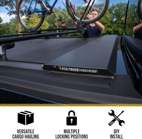 Roll-N-Lock M-Series Retractable Truck Bed Tonneau Cover | LG496M | Fits 2020 - 2023 Jeep Gladiator w/o Trail Rail System 5' Bed (60") in Kuwait