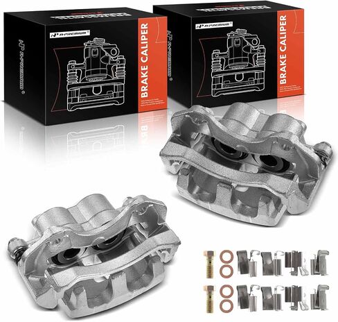 A-Premium Disc Brake Caliper Assembly with Bracket Compatible with Select Jeep Models - Grand Cherokee 1999 2000 2001 2002, with ATE Brake System - Front Left Driver Side in Saudi Arabia