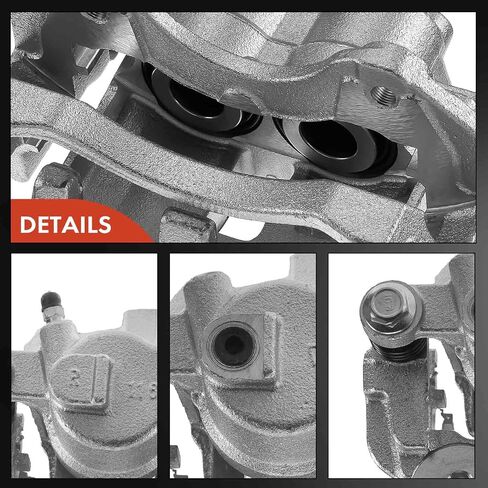 A-Premium Disc Brake Caliper Assembly with Bracket Compatible with Select Jeep Models - Grand Cherokee 1999 2000 2001 2002, with ATE Brake System - Front Left Driver Side in Saudi Arabia
