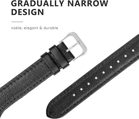 أحزمة جلدية متوافقة مع Fitbit Versa 2 / Fitbit Versa Lite & SE/Fitbit Versa، حزام بديل رفيع من الجلد الأصلي للنساء من Versa (5.5 بوصة - 7.9 بوصة)، أسود، شامبانيا، ذهبي وردي، أسمر ضارب للصفرة in Kuwait