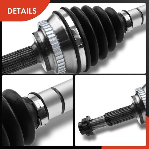 مجموعة عمود المحور A-Premium CV متوافقة مع Toyota Corolla 2009-2010، Matrix 2009-2013 FWD & Pontiac Vibe 2009-2010 FWD، L4 2.4L، جانب الركاب الأيمن الأمامي، استبدال # 4341001140 in Saudi Arabia
