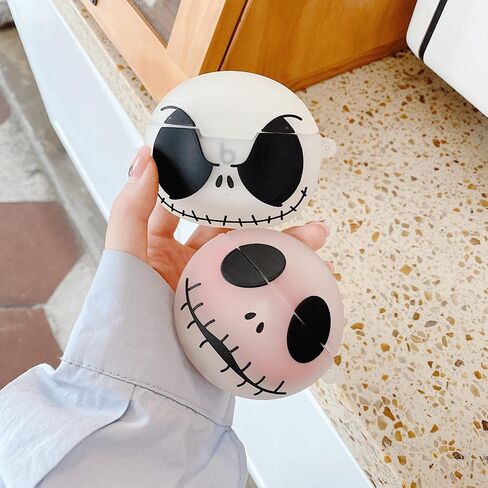 Super Creative Luminous Skull Design Case Compatible with Beats Studio Buds 2021 Cool Portable Accessories Shockproof Protector for Wireless Noise Cancelling Earbuds in Kuwait