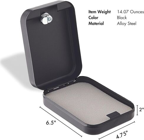 هيليكس - خزنة شخصية - ستيل - قفل بمفتاح in Kuwait