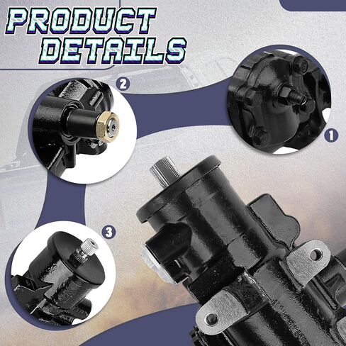 27-7521 Power Steering Gear Box Gearbox Assembly Fit for Jeep Commando 1972-1973 | Fit for CJ5 1972-1979 | Fit for CJ6 1972-1975 | Fit for CJ7 1976-1979 | Fit for DJ5 1972-1974 in Saudi Arabia