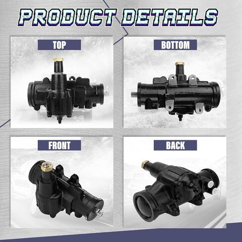 27-7521 Power Steering Gear Box Gearbox Assembly Fit for Jeep Commando 1972-1973 | Fit for CJ5 1972-1979 | Fit for CJ6 1972-1975 | Fit for CJ7 1976-1979 | Fit for DJ5 1972-1974 in Saudi Arabia