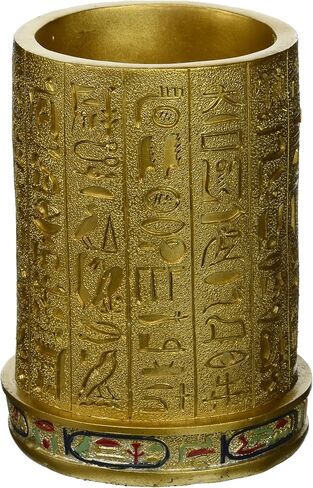 Design Toscano QL1244 Egyptian Pharaoh Pen Vessel,full color in Saudi Arabia