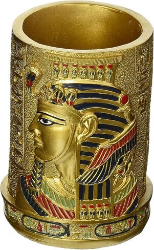 Design Toscano QL1244 Egyptian Pharaoh Pen Vessel,full color in Saudi Arabia